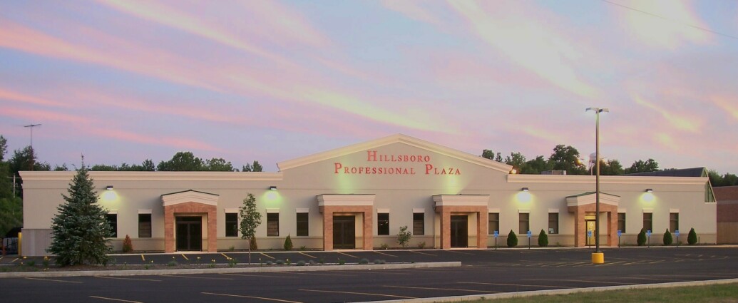 Hillsboro Professional Plaza outside of building distant view